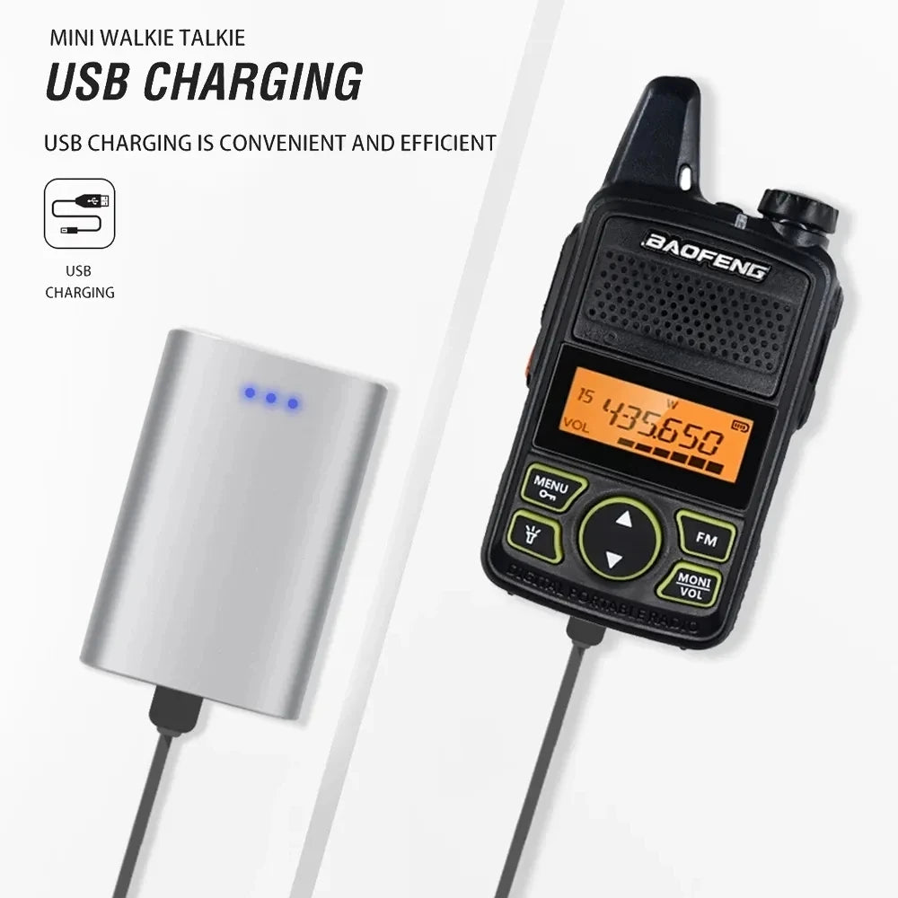 Talkie Walkie Baofeng BF-T1 UHF 20CH - Compact, Puissant et Pratique - BLACKBEARD OUTDOOR INDUSTRIES