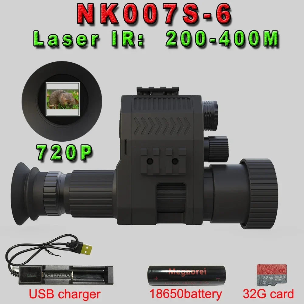 Jumelles de Vision Nocturne Megaorei NK007 (2025) – 1080P Full HD, Caméra Intégrée pour Chasse & Pêche Ma boutique
