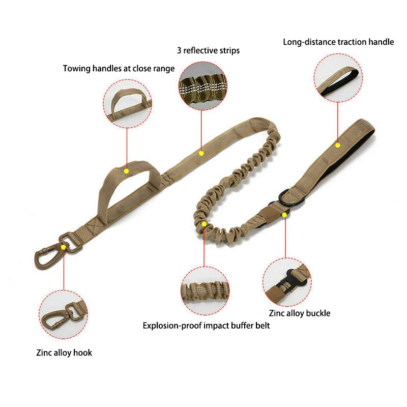 Ensemble Collier & Laisse pour Chien – Résistant, Réfléchissant et Confortable Ma boutique