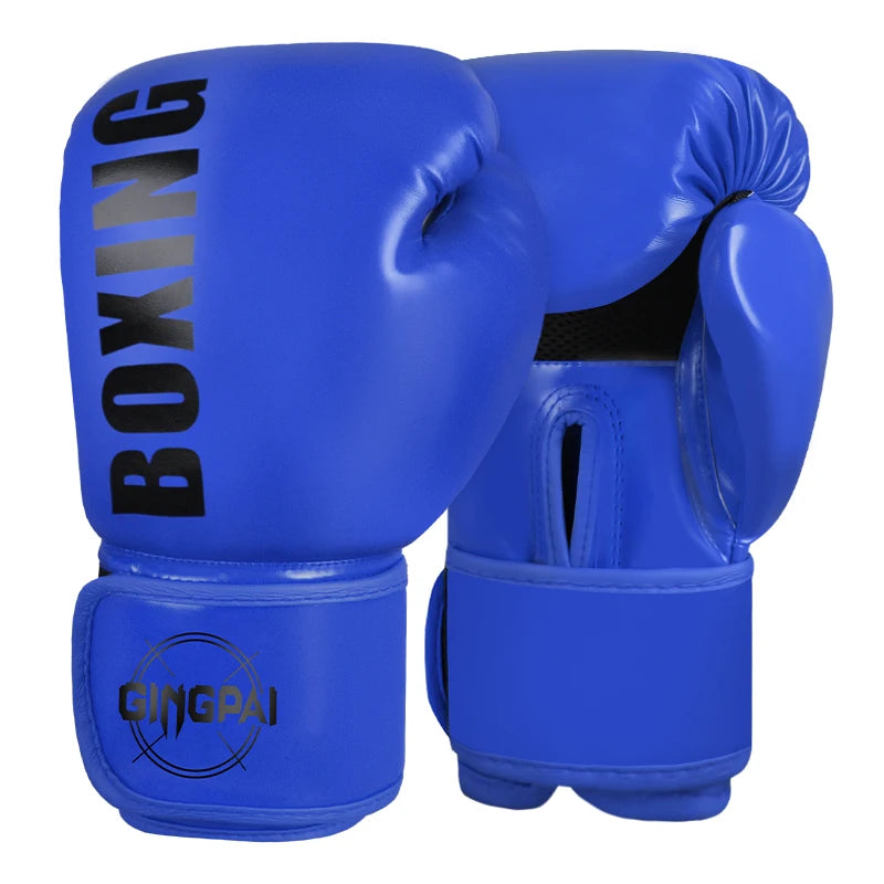 Gants de Boxe Professionnels GINGPAI SPORT – Gants de Combat Sanda, Muay Thai, MMA – Unisex, Adultes et Enfants, Entraînement, Sac de Sable et Combat - BLACKBEARD OUTDOOR INDUSTRIES