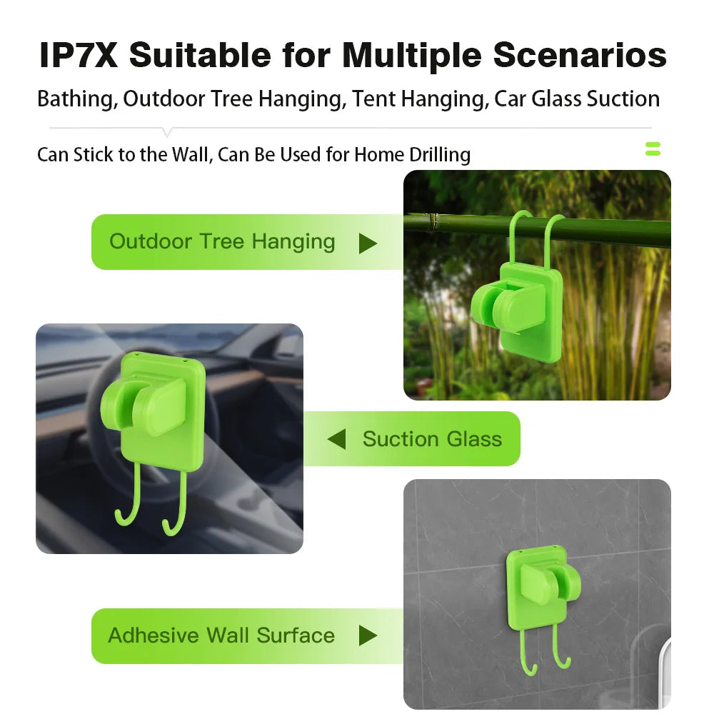 Kit de Douche Portable pour Camping – Pompe de Douche RV avec Écran Numérique Intelligent, Mode Éco Énergétique, Batterie 6000mAh – Idéale pour Aventures en Plein Air - BLACKBEARD OUTDOOR INDUSTRIES