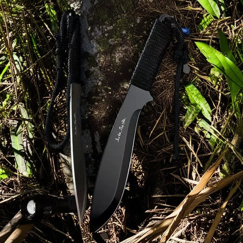 Couteau de Poche à Lame Fixe avec Fourreau en Acier Inoxydable Couteau portable haute dureté pour activités en extérieur - BLACKBEARD OUTDOOR INDUSTRIES