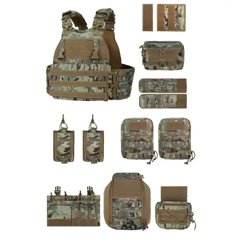 Gilet Tactique YAKEDA VT-8833TB – Plate Carrier Modulable Ma boutique