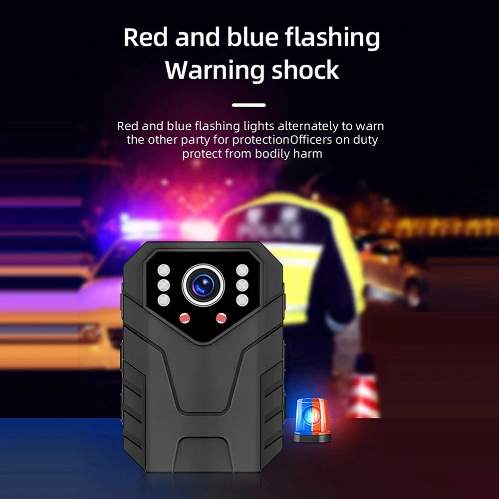 Mini Caméra Corporelle Full HD 1080P avec Vision Nocturne – Enregistreur Vidéo, Caméra de Sécurité pour Garde, Police, et Application Environnementale - BLACKBEARD OUTDOOR INDUSTRIES