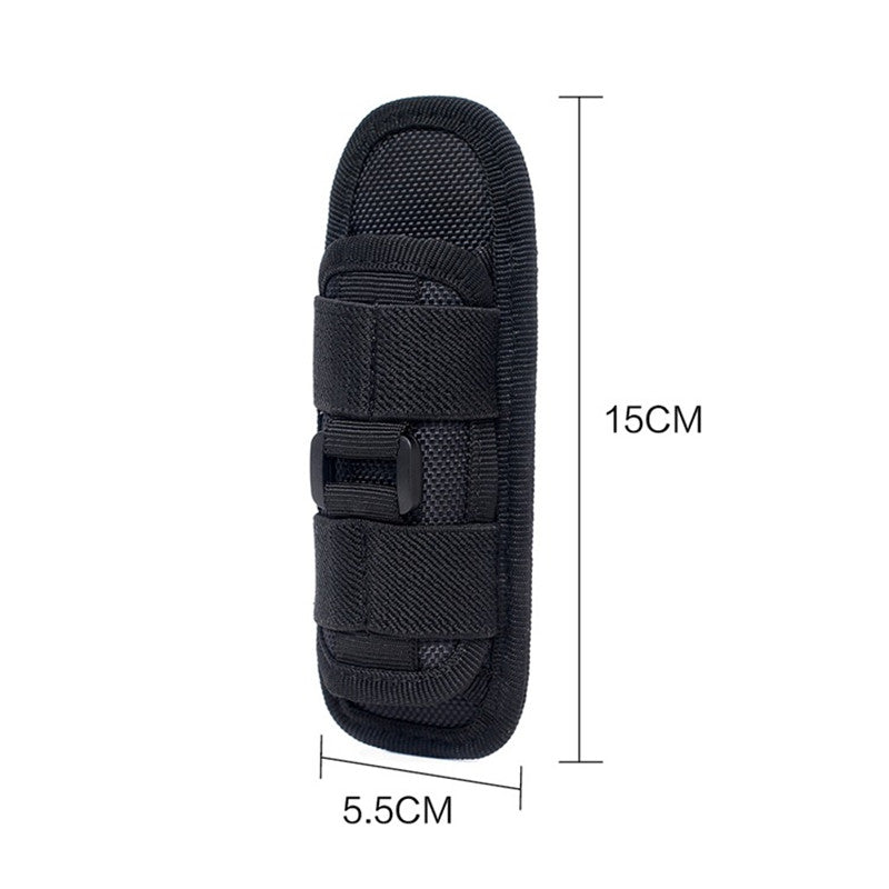 Étui Rotatif 360° pour Lampe Tactique – Poche de Ceinture, Accessoire de Chasse et Kit de Survie BLACKBEARD OUTDOOR INDUSTRIES