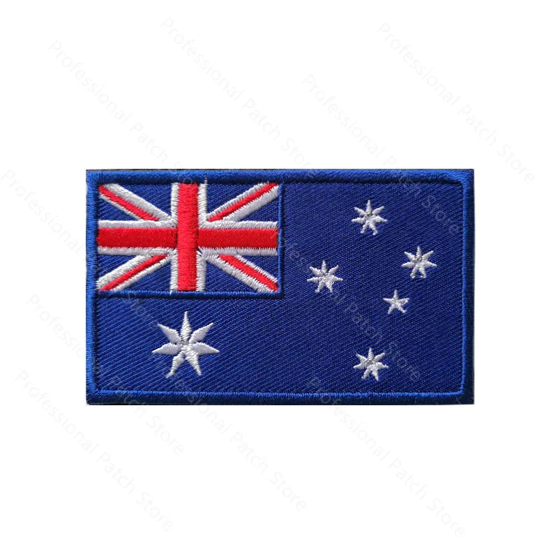 Patch Brodé Drapeau – international | Patch Militaire Tactique Velcro - BLACKBEARD OUTDOOR INDUSTRIES