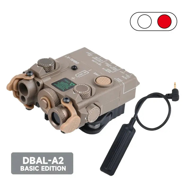 🔦 DBAL-A2 Version Tactique – Laser Rouge, Vert ou Bleu + Support Lampe M300/M600 | Airsoft & Chasse Ma boutique
