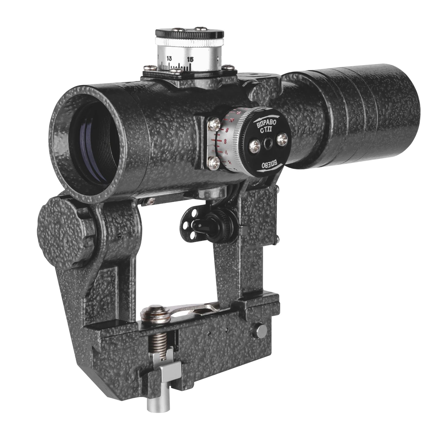 Lunette de Visée SVD 1x30 Tactical — Red Dot avec Montage Latéral pour AK et Dérivés - BLACKBEARD OUTDOOR INDUSTRIES