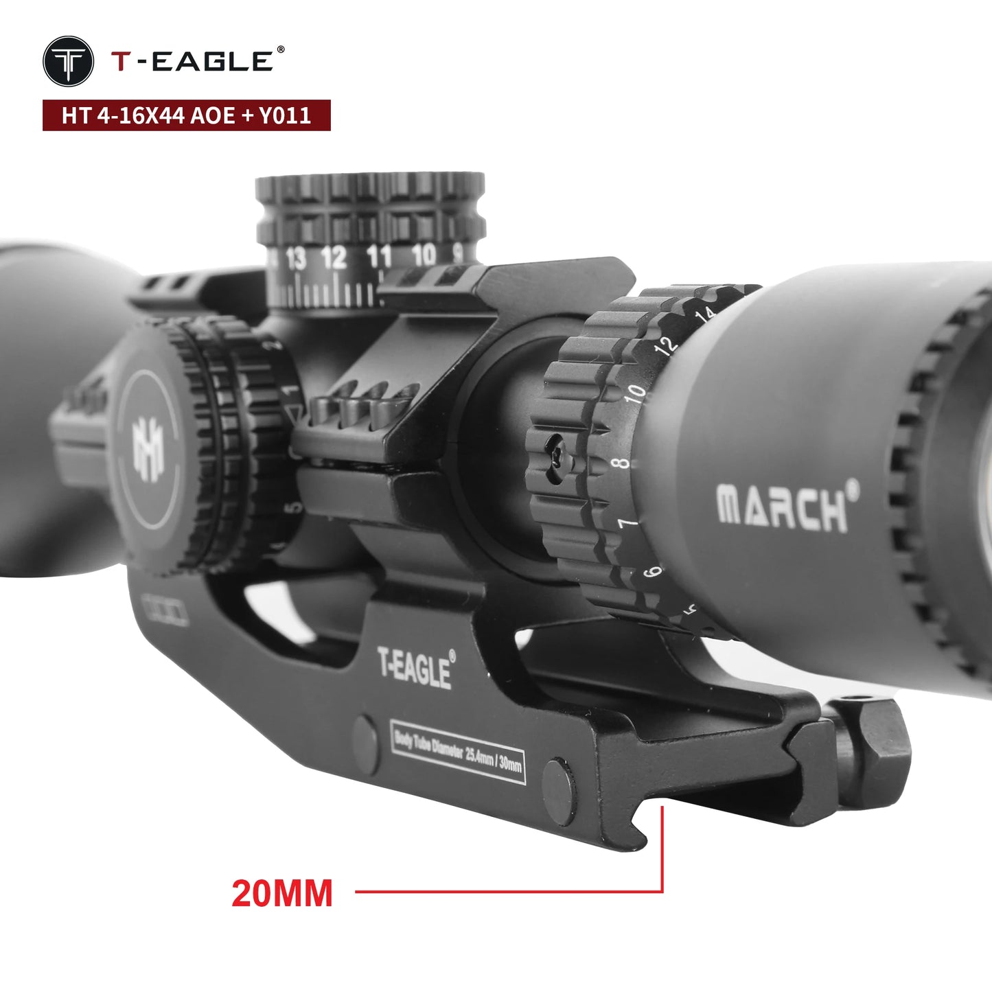 March HT4-16X44AOE Lunette de Visée Tactique - BLACKBEARD OUTDOOR INDUSTRIES