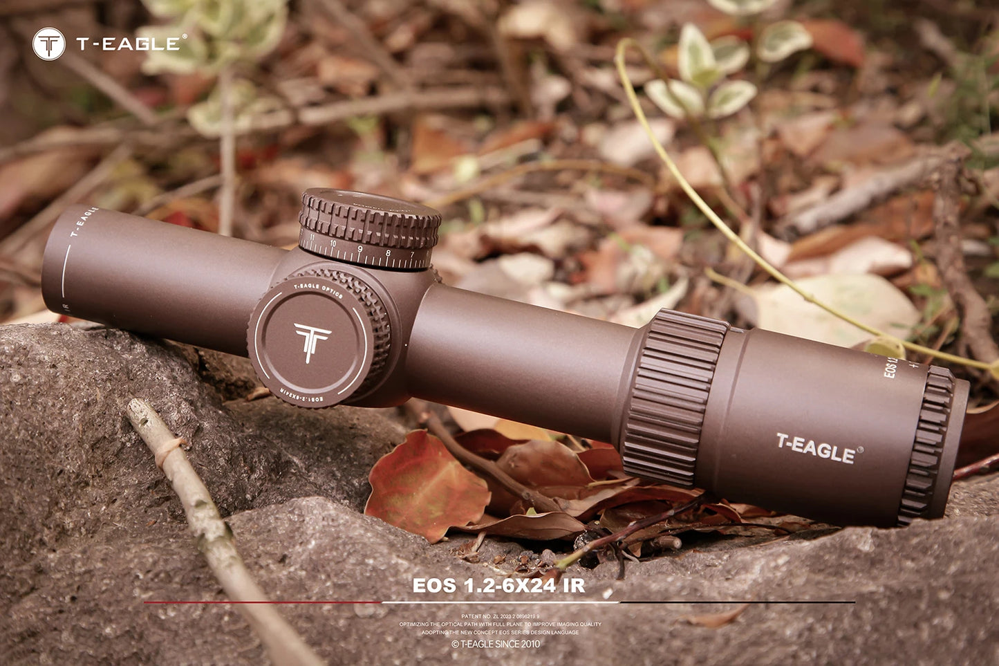 T-EAGLE EOS 1.2-6x24 IR - Lunette de Précision Tactique pour Fusil de Chasse avec Réticule Illuminé, Viseur Collimateur et Support Picatinny - BLACKBEARD OUTDOOR INDUSTRIES