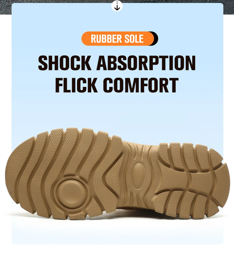 Chaussures de Sécurité Homme et Femme - Sneakers Anti-écrasement avec Embout Métallique, Bottes de Travail Indestructibles pour Construction - BLACKBEARD OUTDOOR INDUSTRIES