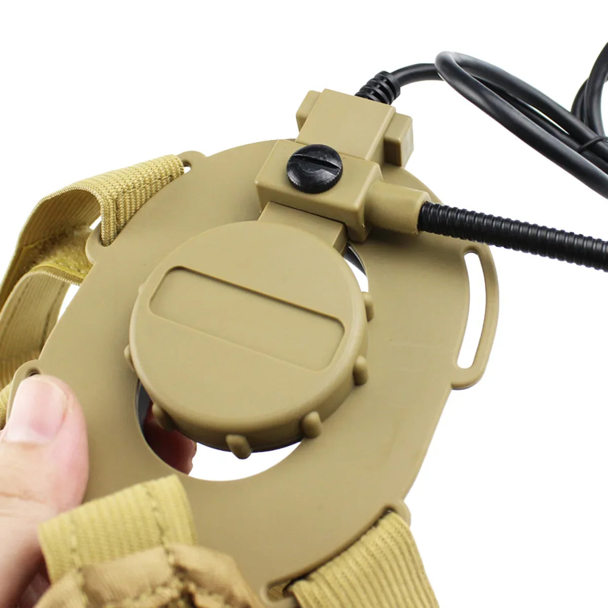 Casque Tactique Outdoor avec Microphone Bowman Elite II U94 PTT pour Radio Kenwood, Baofeng UV-5R – Équipement de Chasse et Tir CS BLACKBEARD OUTDOOR INDUSTRIES