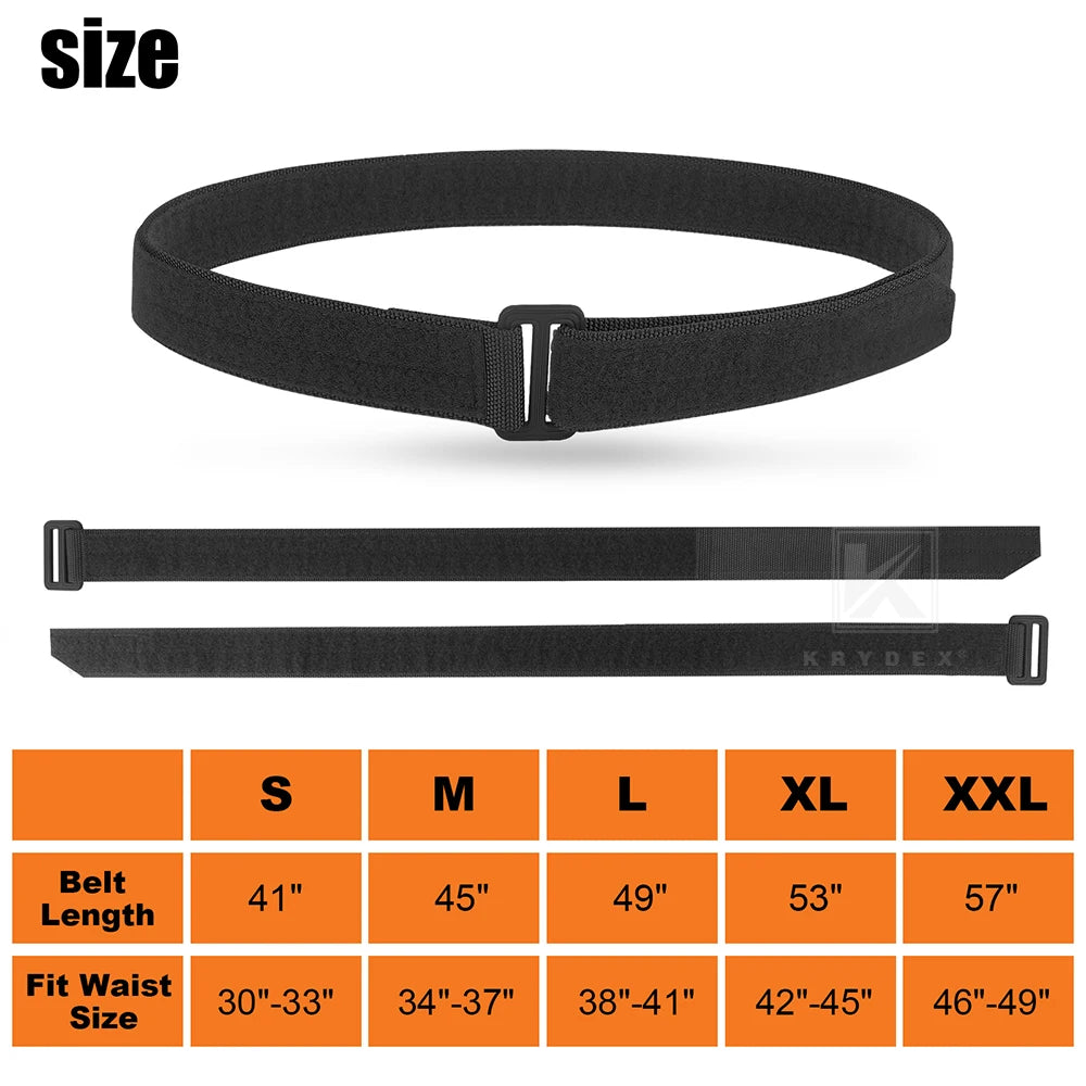 Ceinturon/Sous-Ceinturon Tactique Velcro KRYDEX EDC 1.5" Ma boutique