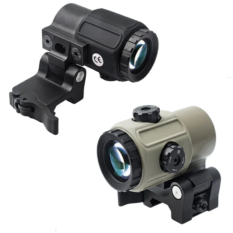 Magnifier Tactique Eotech G33 / G43 / G45 — Grossissement Fixe 3X ou 5X avec Monture QD Switch to Side - BLACKBEARD OUTDOOR INDUSTRIES