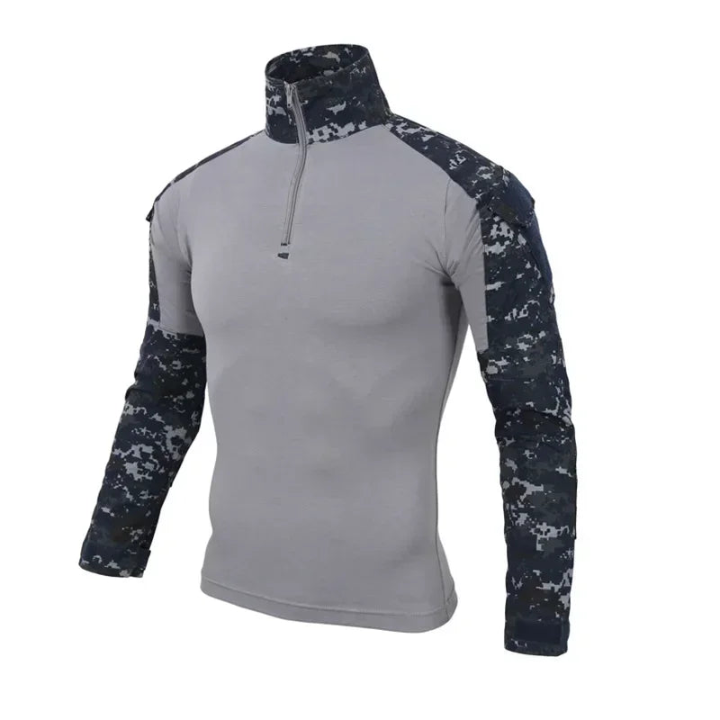 🪖 Chemise de Combat Camouflage Homme – TOMITANY Airsoft | Paintball | Randonnée | Tactique | Manches longues - BLACKBEARD OUTDOOR INDUSTRIES