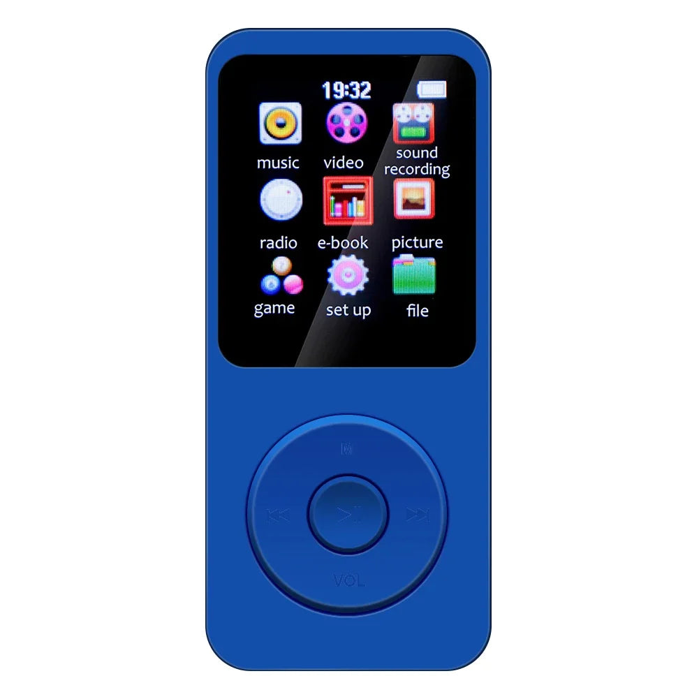 Lecteur MP3 Portable HiFi P3 avec Écran TFT 1,8’’ Bluetooth 5.4 | Haut-parleur intégré | Lecture Vidéo | Radio FM | Enregistreur Vocal | Lecteur E-Book - BLACKBEARD OUTDOOR INDUSTRIES