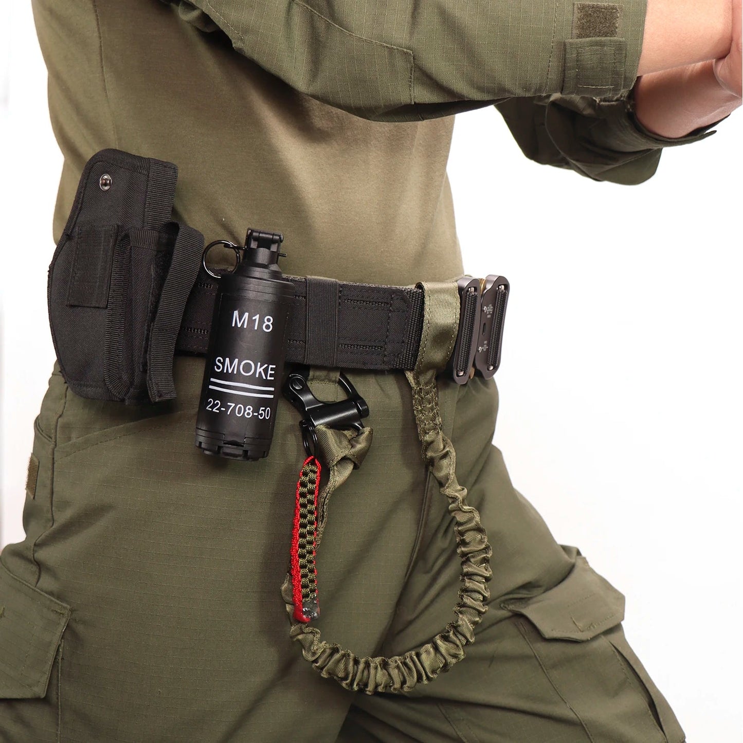 Ceinturon Tactique LOOP – Nylon Haute Qualité avec Boucle Métal, Multicam, Noir, Kaki Ma boutique