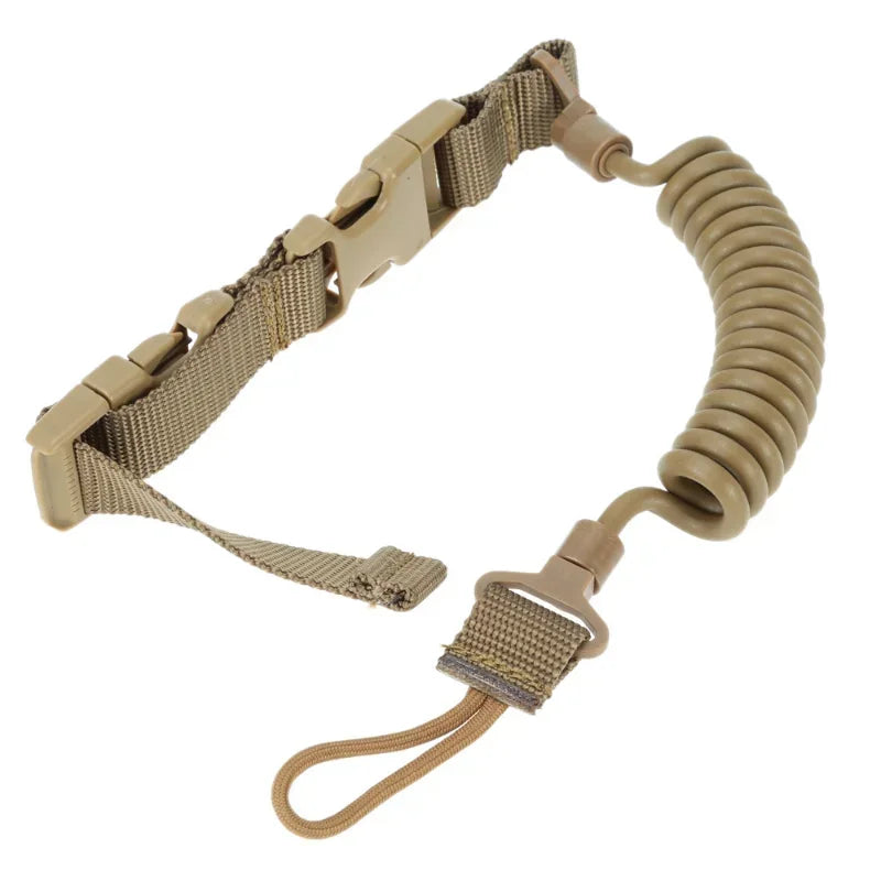 Lanière Tactique Militaire Multi-usage avec Ressort – Sangle de Pistolet Sécurisée et Sangle de Fusil, Accessoires pour Tir, Chasse et Shooting BLACKBEARD OUTDOOR INDUSTRIES