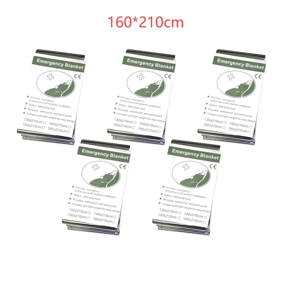 Couverture de Survie d'Urgence – 5/10/20 pièces Couverture d’Isolation Portable, Imperméable et Coupe-Vent pour Camping, Randonnée et Secours Ma boutique