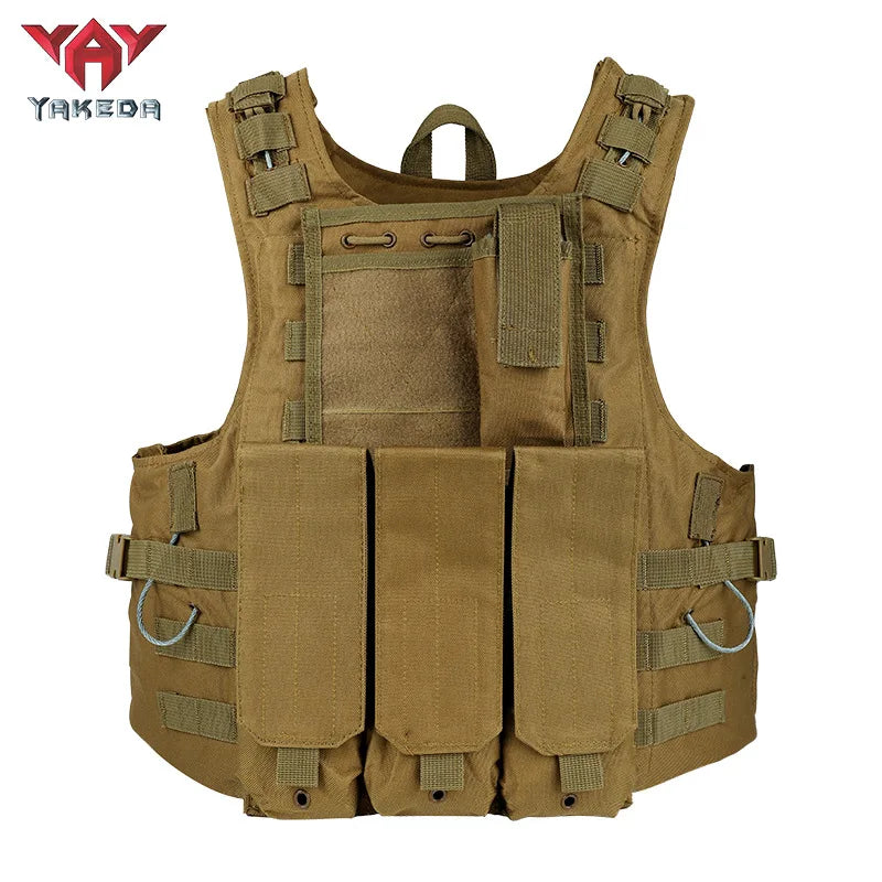 Gilet Tactique YAKEDA Multifonction – Gilet Camouflage Amphibie Outdoor pour Entraînement, Chasse et Activités Tactiques BLACKBEARD OUTDOOR INDUSTRIES