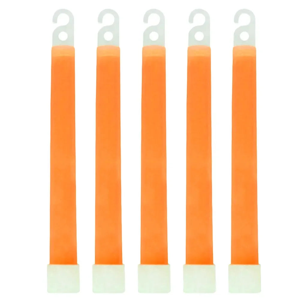 Lot de 50 Bâtons Lumineux Fluorescents 15 cm Équipement de Survie Militaire | Camping, Randonnée, SOS, Urgence, Fête | - BLACKBEARD OUTDOOR INDUSTRIES