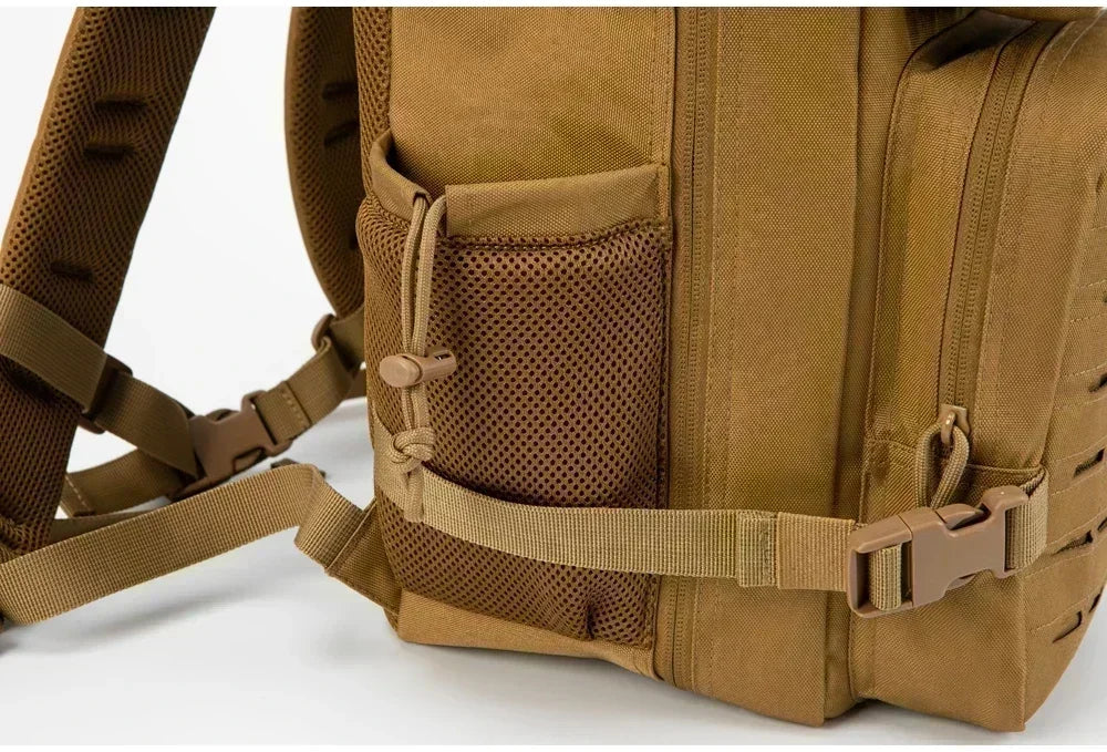 Sac à Dos Tactique Outdoor 25L/45L – Laser Cut MOLLE, Rucksack Polyvalent pour Homme et Femme - BLACKBEARD OUTDOOR INDUSTRIES