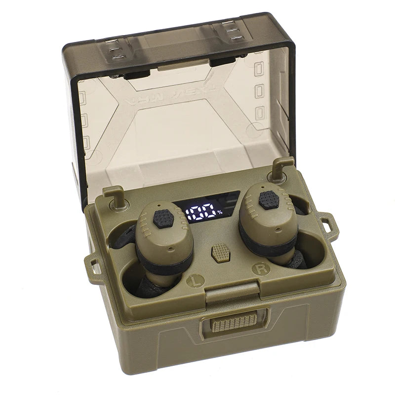 Boules Quies de Tir avec Annulation Active du Bruit (ANC) – Protection Auditive Militaire Bluetooth NRR27dB pour Chasse et Tir - BLACKBEARD OUTDOOR INDUSTRIES