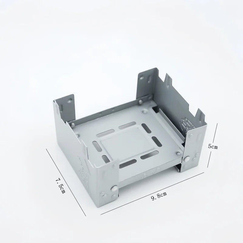 Fourneau Portable Pliable à Combustible Solide – Mini Réchaud de Pique-Nique en Fer Galvanisé pour Camping, Barbecue et Cuisine en Plein Air - BLACKBEARD OUTDOOR INDUSTRIES