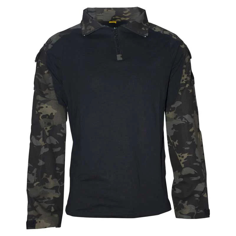 🪖 Chemise de Combat Camouflage Homme – TOMITANY Airsoft | Paintball | Randonnée | Tactique | Manches longues - BLACKBEARD OUTDOOR INDUSTRIES