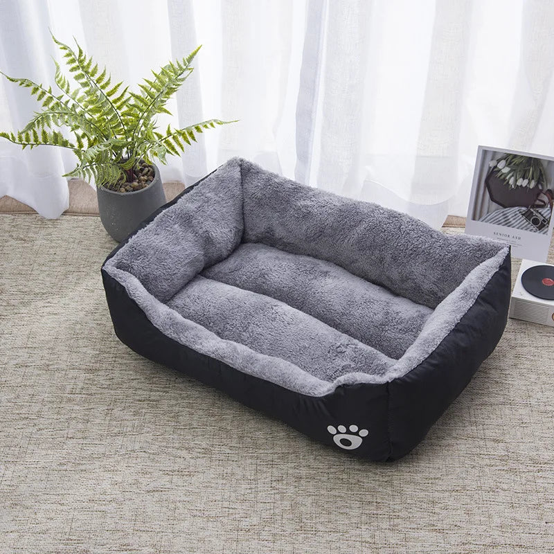 Maison Douillette Carrée pour Chien et Chat – Hiver | Imperméable, Chaude & Confortable Ma boutique