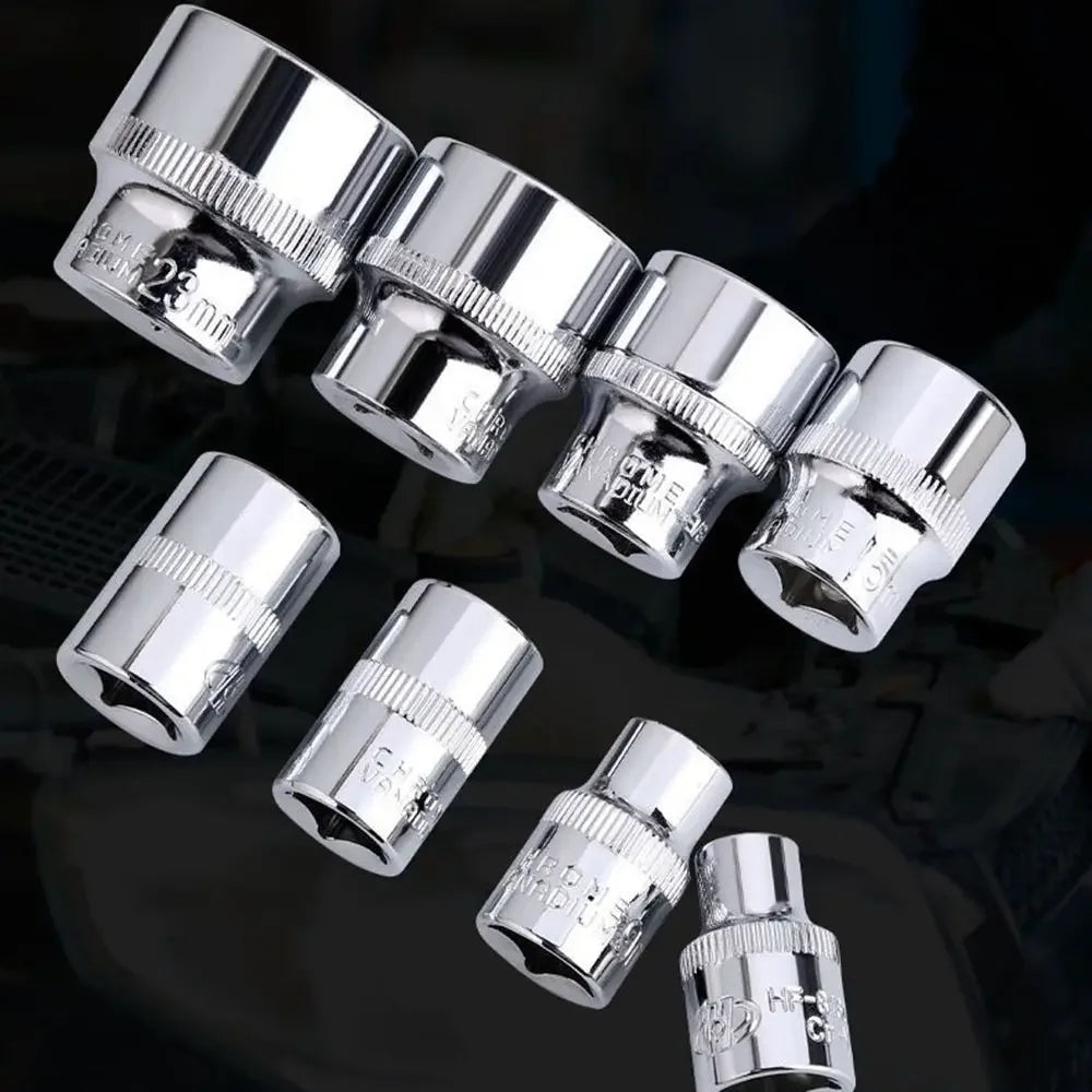 Douille Carrée 6–24 mm — Embout 3/8" pour Clé à Cliquet ou Clé à Chocs - BLACKBEARD OUTDOOR INDUSTRIES