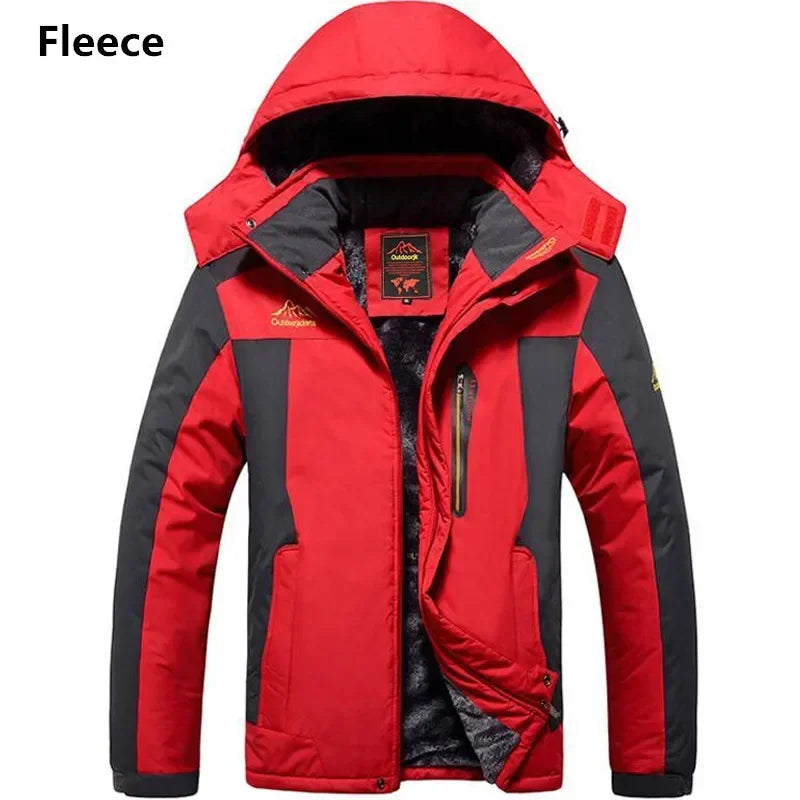 Parka Hiver Homme 2024 - Veste Chaude Imperméable avec Capuche Amovible | Coupe-Vent Militaire Fleece Jusqu’au 9XL - BLACKBEARD OUTDOOR INDUSTRIES