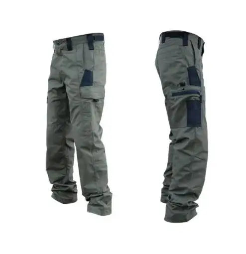 Pantalon Cargo Homme Résistant à l'Usure — Multi-poches, Coupe Droite, Style Tactique et Décontracté - BLACKBEARD OUTDOOR INDUSTRIES
