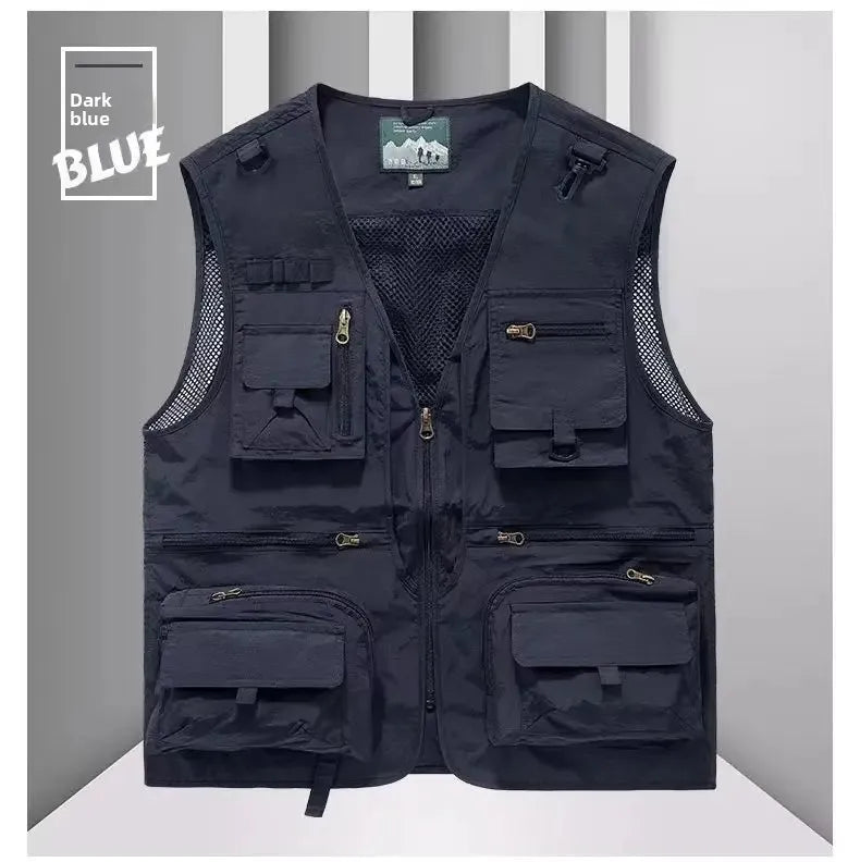 Gilet Homme Multi-Poches en Maille — Modèle 8512 - BLACKBEARD OUTDOOR INDUSTRIES