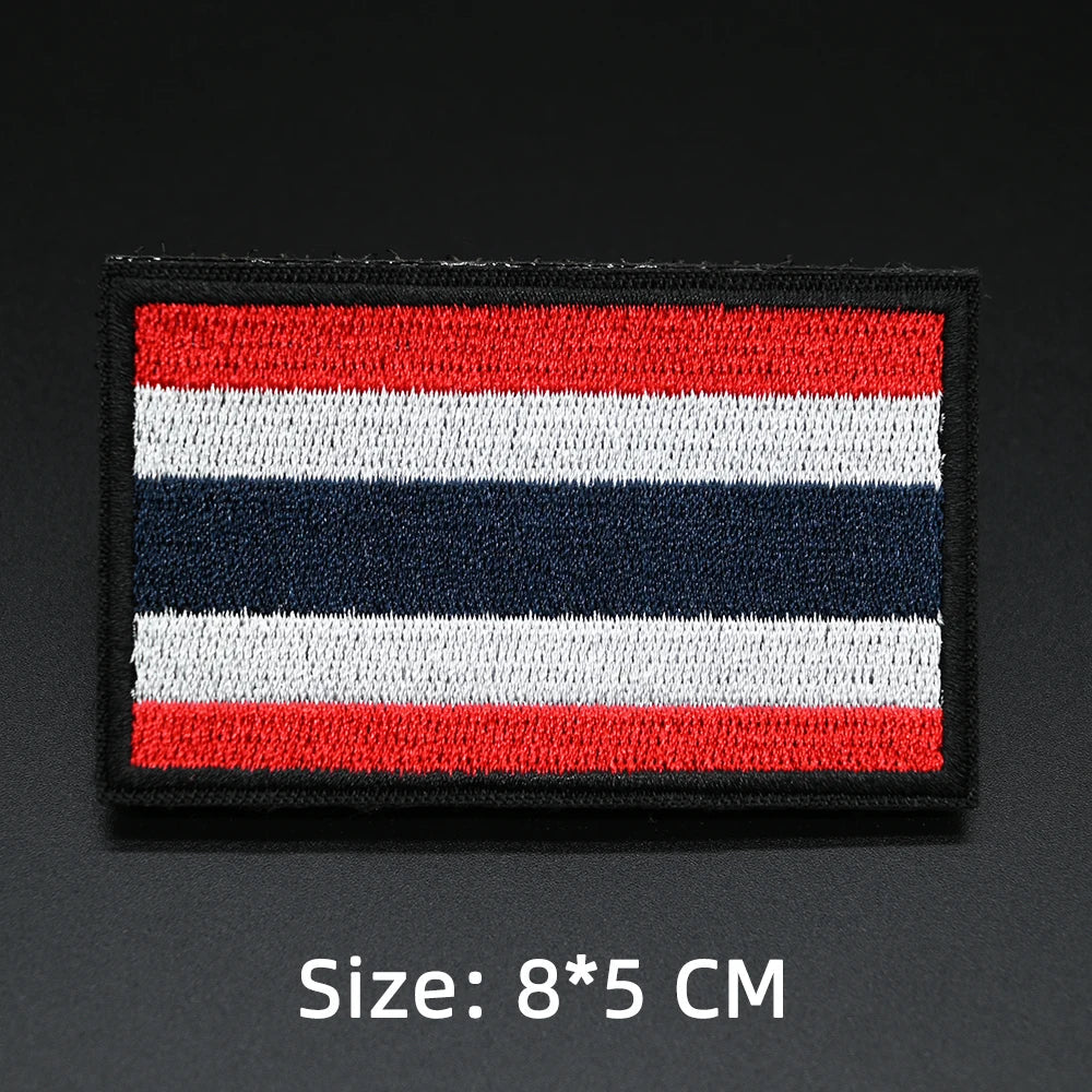 Patches Drapeaux Brodés Tactiques – international - BLACKBEARD OUTDOOR INDUSTRIES