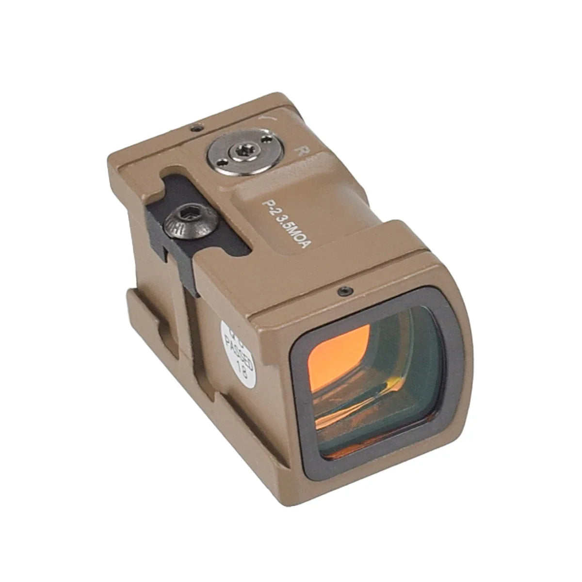 Lunette de visée tactique P-2 Red Dot 3,5 MOA avec montage haut 1,54" et fixation rail 20 mm — Pour pistolet Glock 17 MOS et carabine airsoft - BLACKBEARD OUTDOOR INDUSTRIES