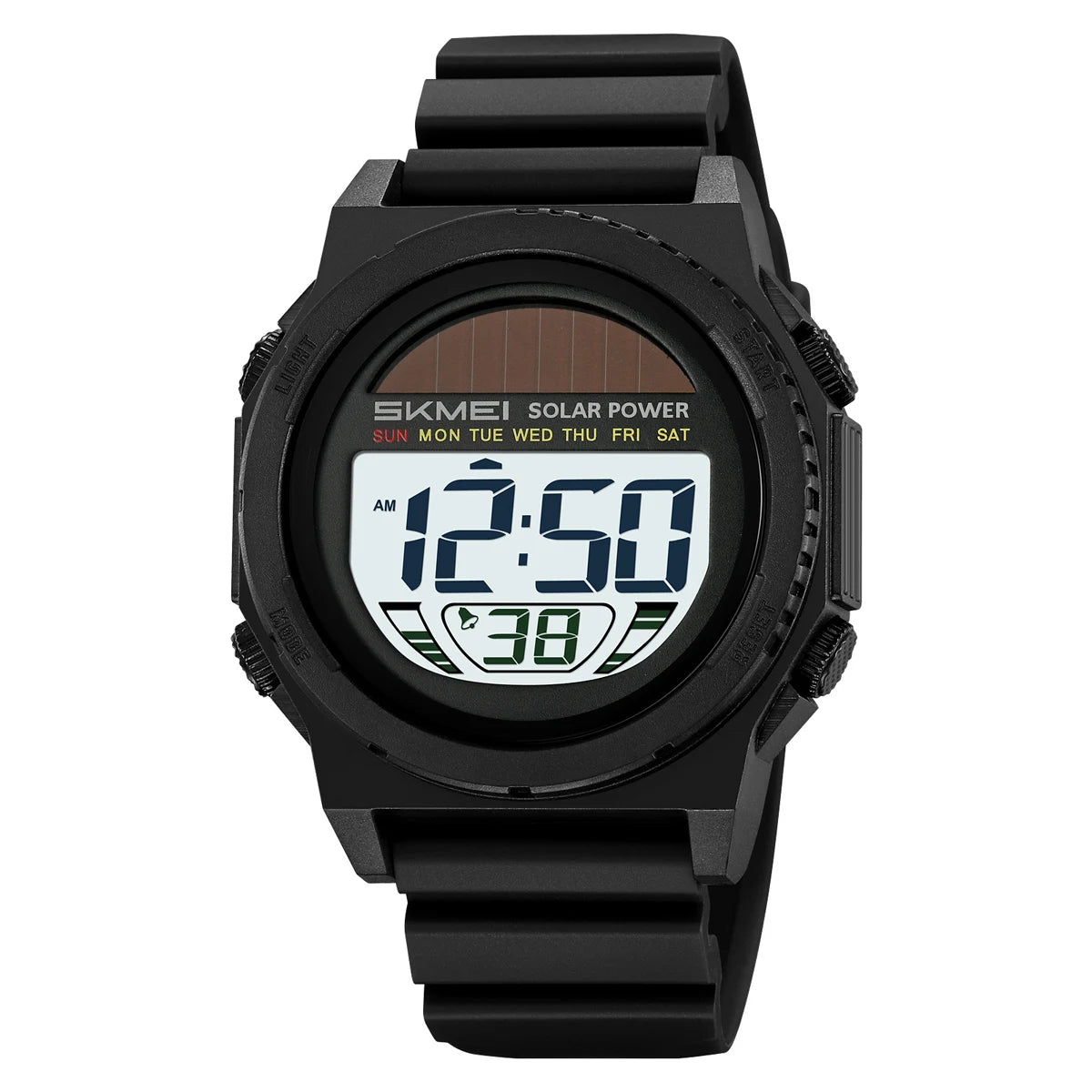 Montre Digitale Sportive Homme SKMEI 2358 – Énergie Solaire, Étanche 5Bar, Chronographe - BLACKBEARD OUTDOOR INDUSTRIES