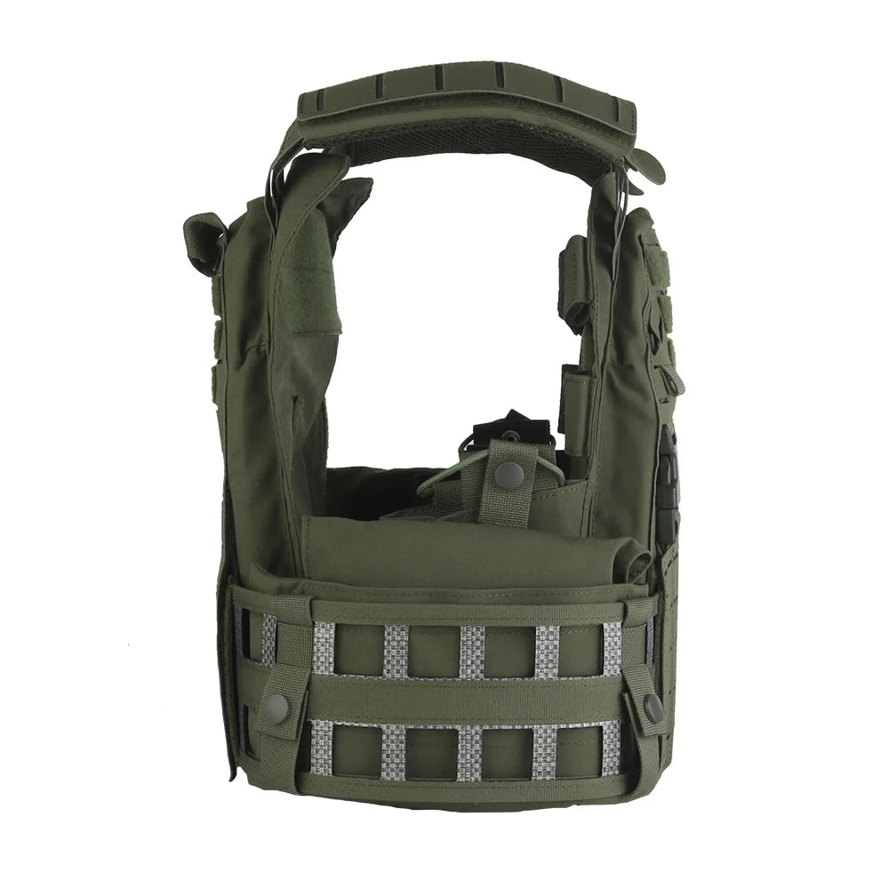 Gilet Porte-Plat Nylon LG4 Multifonction avec Plaque Frontale Remplaçable – Système MOLLE, Gilet de Combat pour Chasse et Entraînement BLACKBEARD OUTDOOR INDUSTRIES