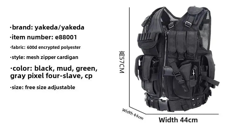 Gilet Tactique YAKEDA VT-1063 – Fiabilité et Performance Ma boutique