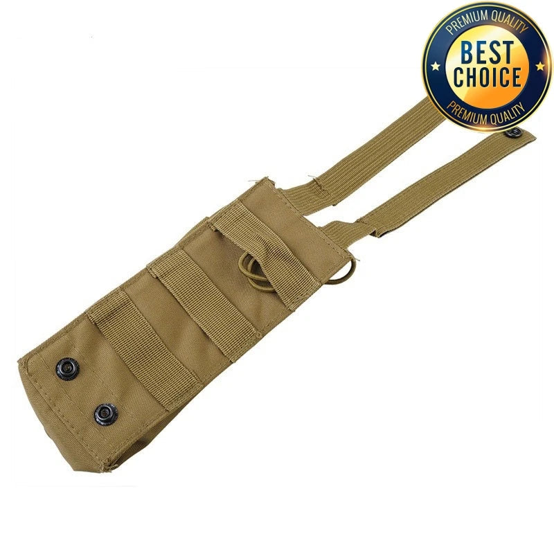 Pochette Tactique MOLLE pour Radio Walkie-Talkie – Porte-Bouteille d'Eau, Pochette de Magasin pour Activités de Plein Air, Camping et Sports BLACKBEARD OUTDOOR INDUSTRIES
