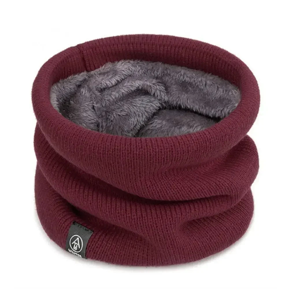 Écharpe Chauffante Tricotée Unisexe – Col de Protection Hiver, Doublure Épaissie, Pour Sport, Course, Randonnée et Activités Extérieures - BLACKBEARD OUTDOOR INDUSTRIES