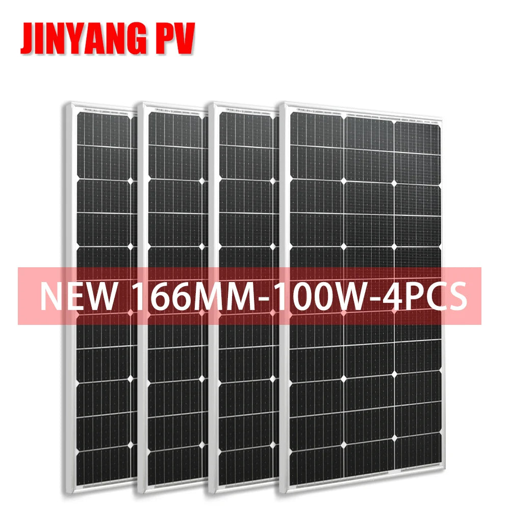 Panneau Solaire Rigide 100W Monocristallin 18V pour Batterie 12V/24V – JINGYANGPV - BLACKBEARD OUTDOOR INDUSTRIES