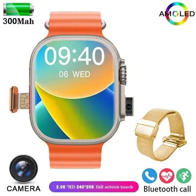 Montre Connectée 2025 PENGAGAR T83 4G — GPS, Android/iOS, Caméra, ECG - BLACKBEARD OUTDOOR INDUSTRIES