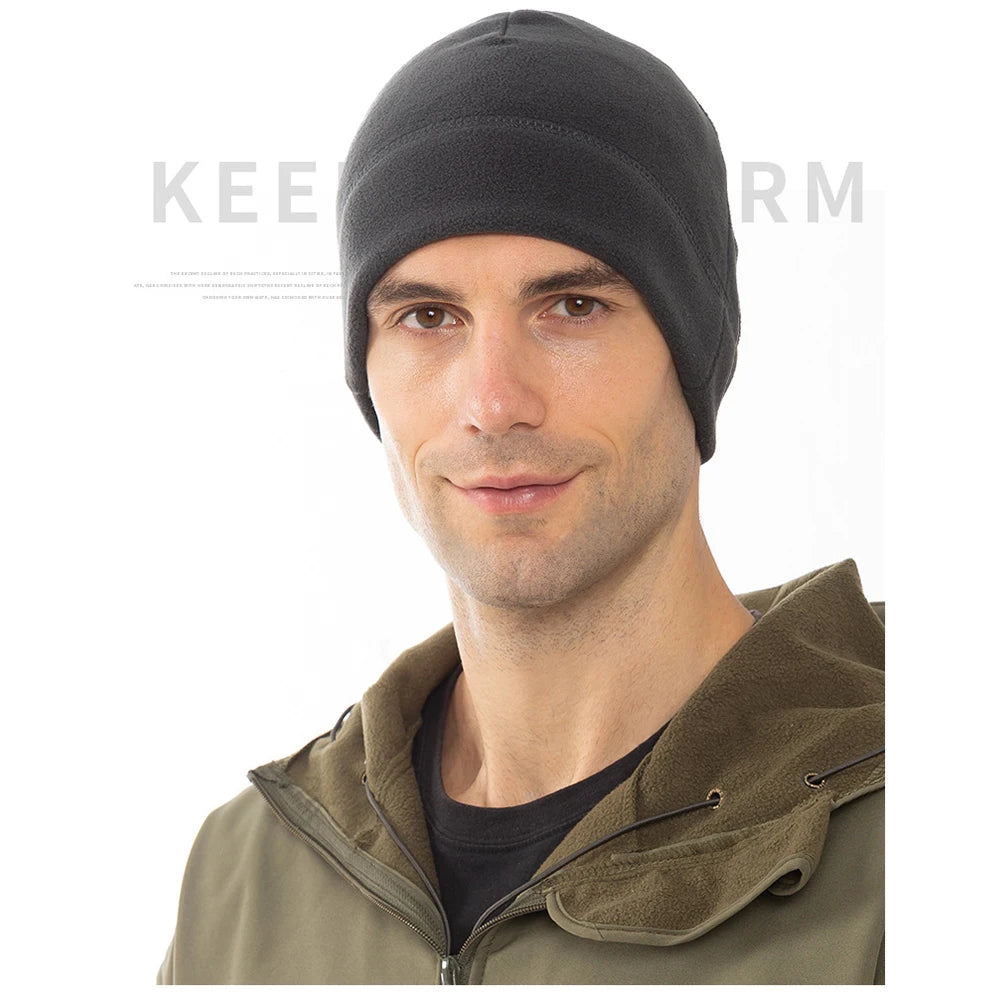 Bonnet d’Hiver Tactique en Polaire – Unisexe, Chaud, Coupe-Vent – Pour Sport, Randonnée, Cyclisme, Pêche, Chasse, Militaire - BLACKBEARD OUTDOOR INDUSTRIES