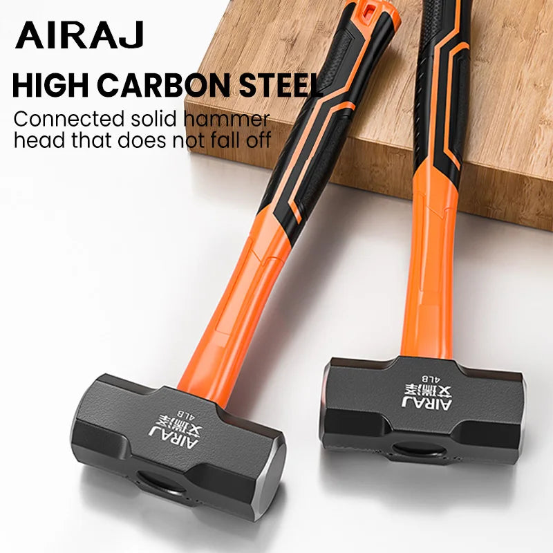 Marteau AIRAJ Octogonale – Marteau lourd pour mur avec manche en caoutchouc antidérapant - BLACKBEARD OUTDOOR INDUSTRIES