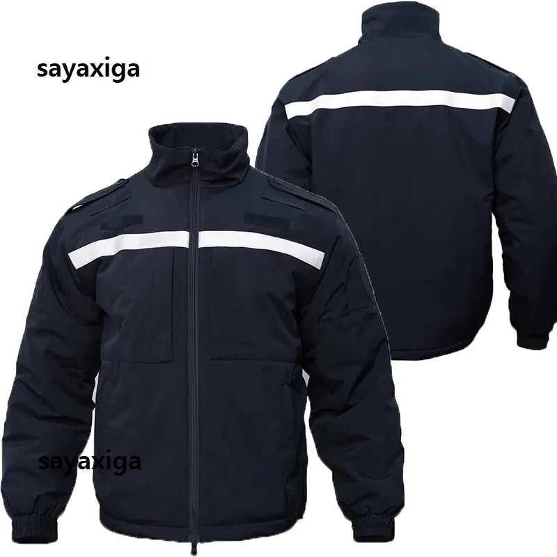 Veste de Travail Homme Haute Visibilité – Doudoune Rembourrée | Hiver | Étanche & Coupe-Vent - BLACKBEARD OUTDOOR INDUSTRIES