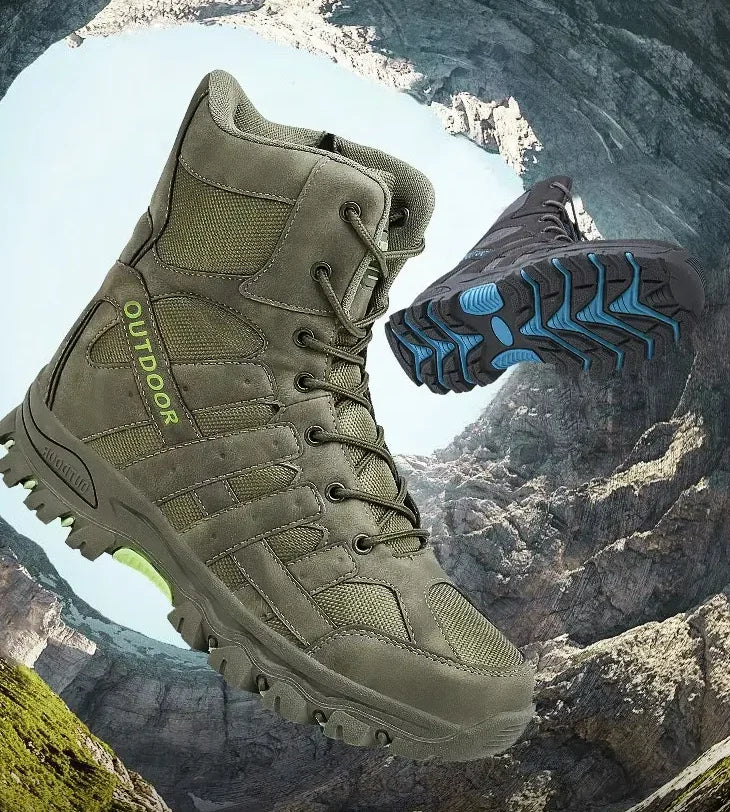 Bottes Militaires Outdoor - Bottes de Randonnée avec Semelles en Caoutchouc BLACKBEARD OUTDOOR INDUSTRIES