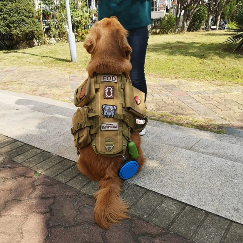Gilet Tactique pour Chien – Harnais de Poitrine Robuste et Confortable Ma boutique
