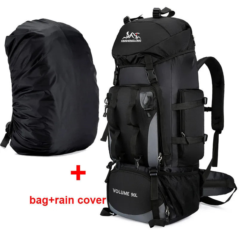 Sac à Dos de Randonnée Imperméable 90L – Sac de Voyage et de Camping avec Grande Capacité, Idéal pour Trekking et Aventures Extérieures - BLACKBEARD OUTDOOR INDUSTRIES