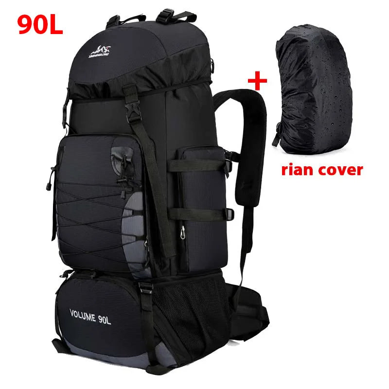 Sac à Dos de Voyage 90L - Sac de Camping, Randonnée, Montagne et Sport - Homme & Femme - BLACKBEARD OUTDOOR INDUSTRIES